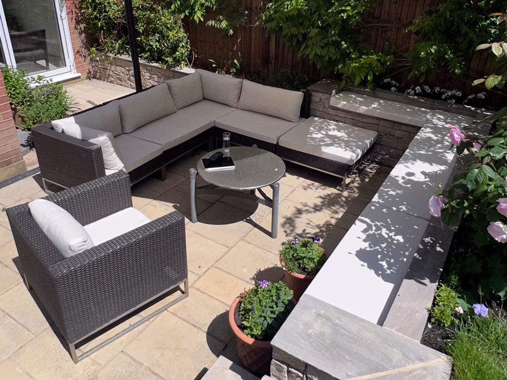 Bespoke replacement Outdoor Cushions for rattan and wicker outdoor garden furniture suites
